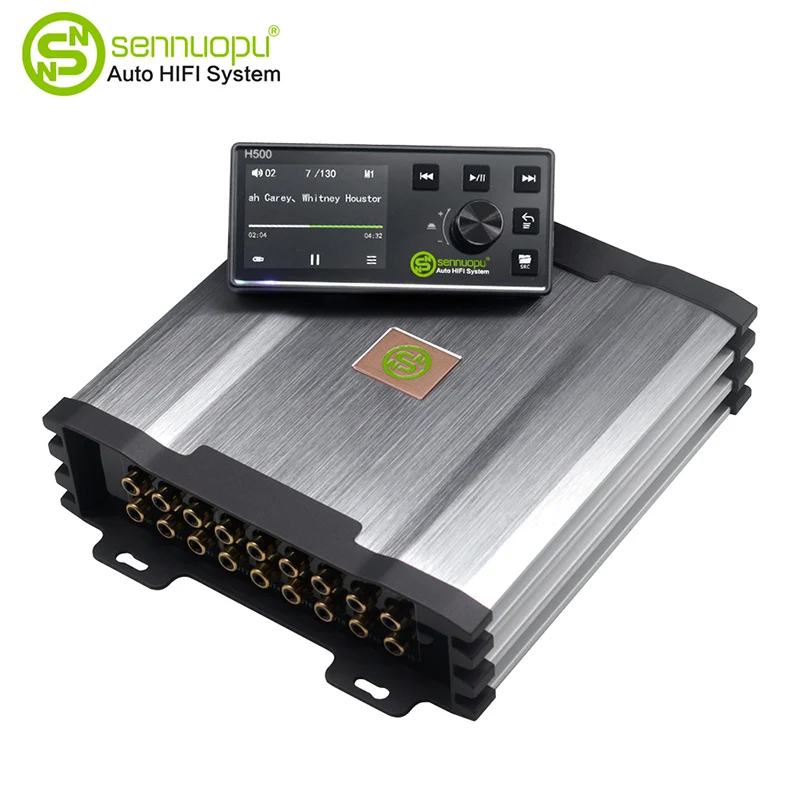 CAR AMPI 8 csatornás erősítő 12 CH DSP audio processzor