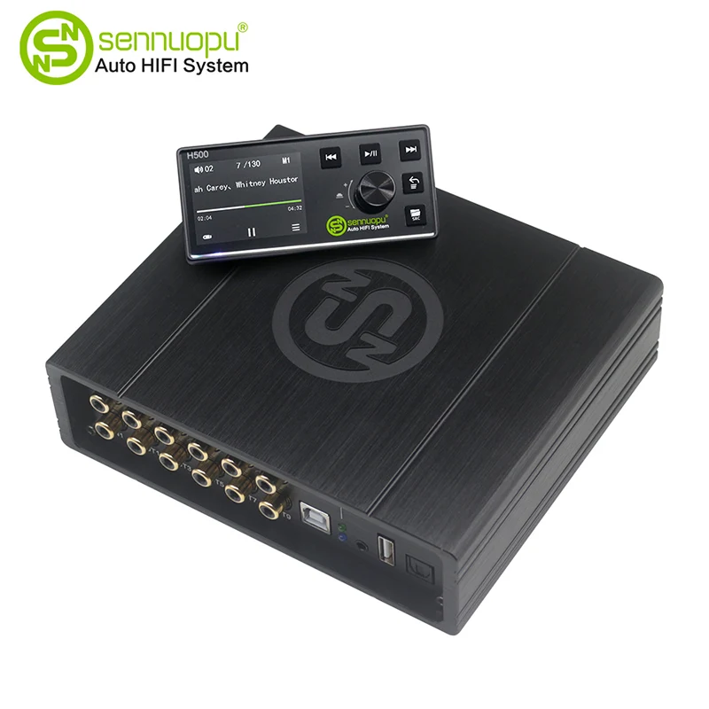 CAR AUDIO 8 CH erősítő 10 CH DSP processzorral